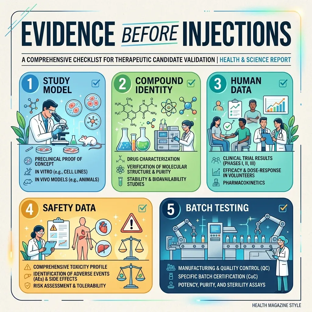 Checklist for evaluating epitalon claims before buying