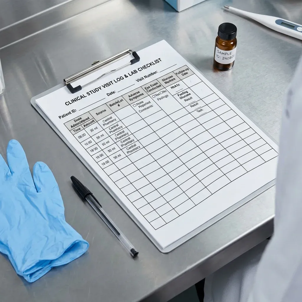A clinical monitoring checklist for long-term peptide therapy