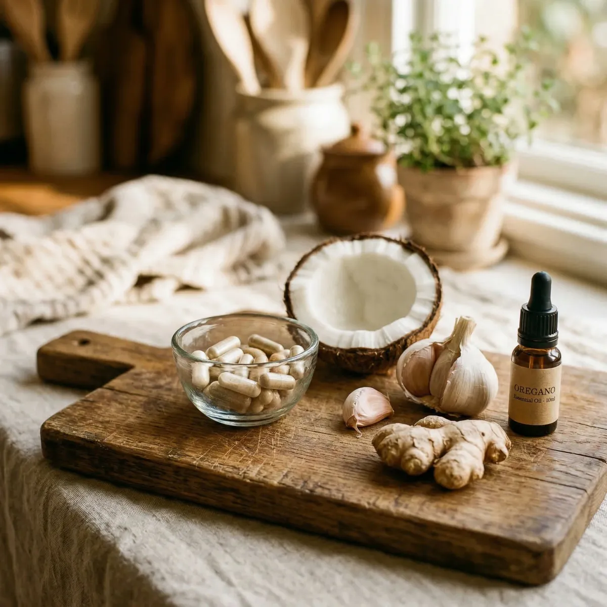 Visual evidence scale ranking natural candida remedies from strongest to weakest research support