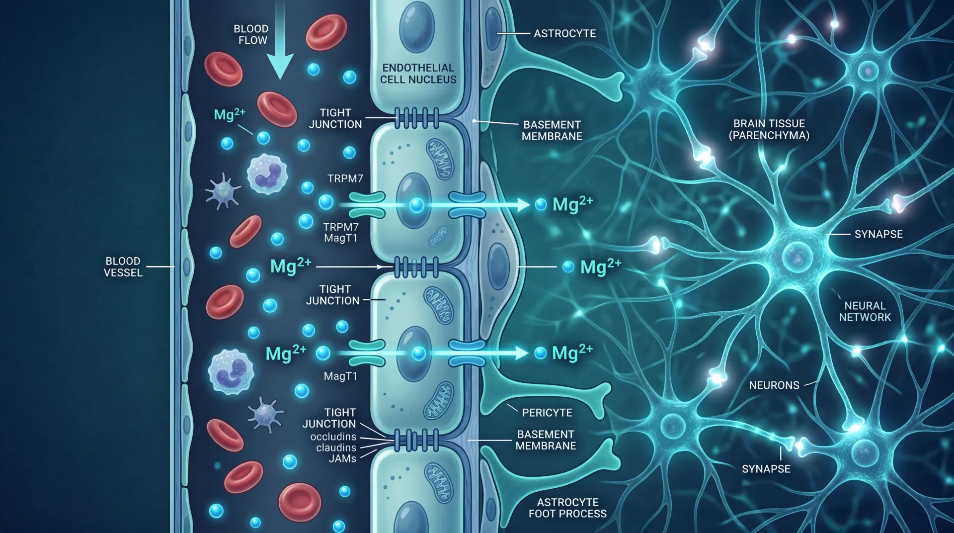 Magnesium L-Threonate for Brain Health: Crossing the Blood-Brain Barrier