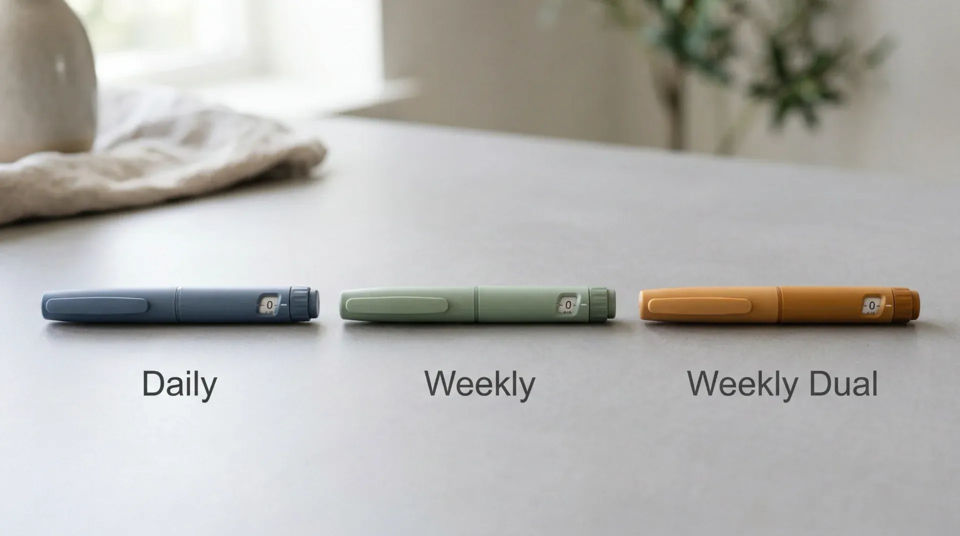 Featured visual summarizing evidence-based guidance related to Liraglutide vs. Semaglutide vs. Tirzepatide: A Plain-English Comparison Chart.