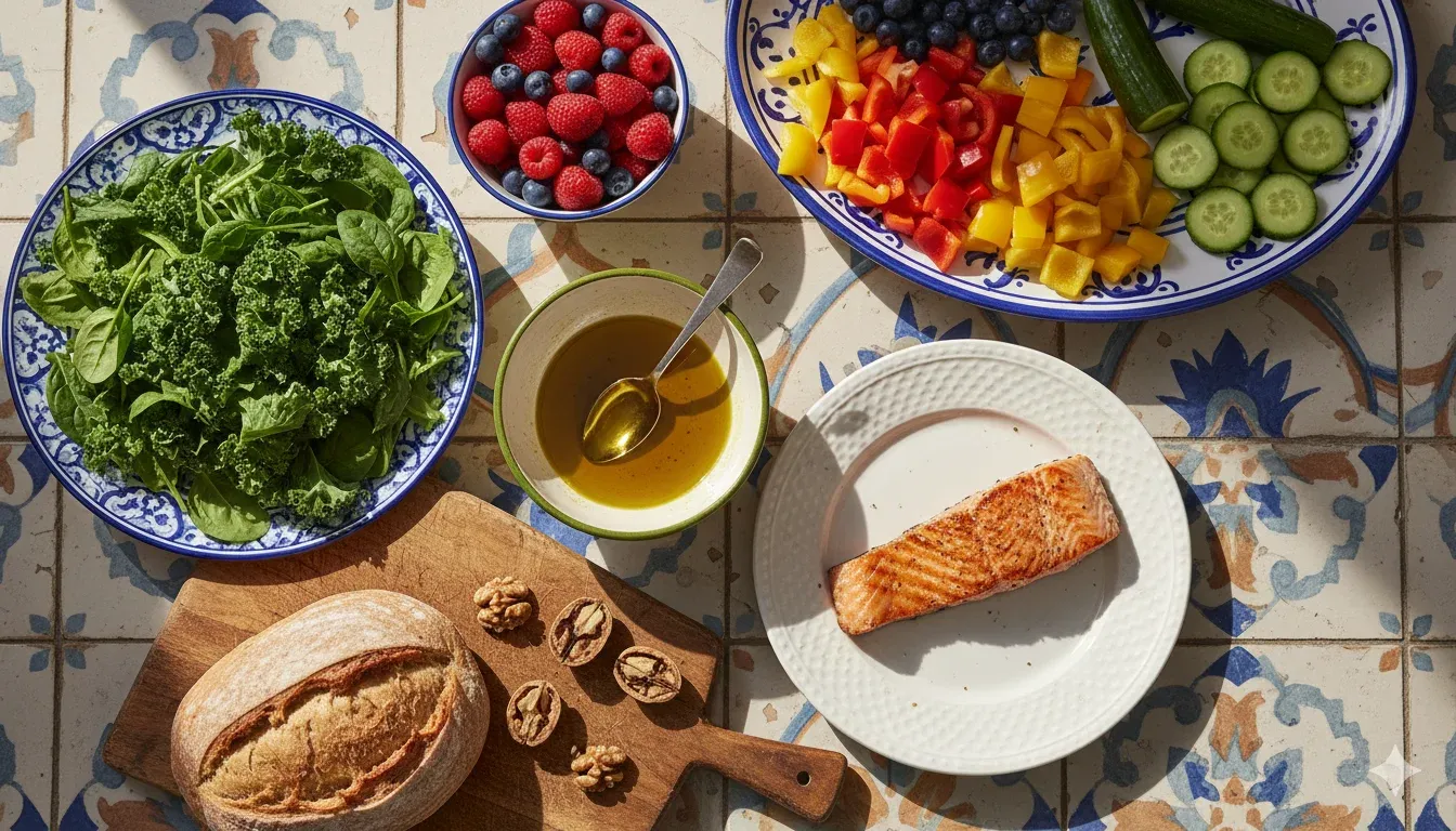 Featured visual summarizing evidence-based guidance related to Mediterranean Diet for Brain Health and Longevity: What the Research Shows.