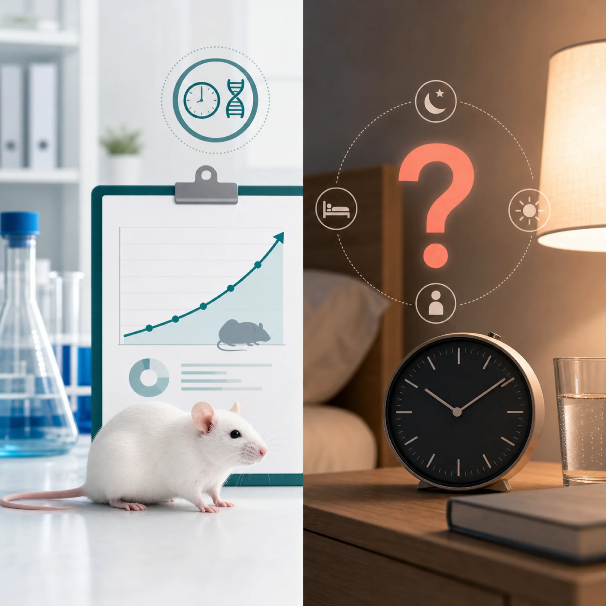 Animal Epitalon findings separated from human body-clock questions