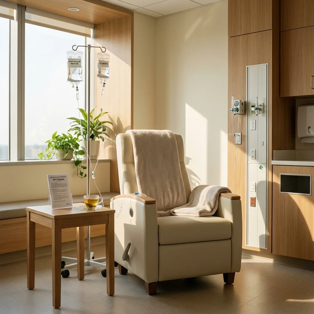 Medical illustration showing different cancer treatment categories and their measured antibody response rates after COVID vaccination