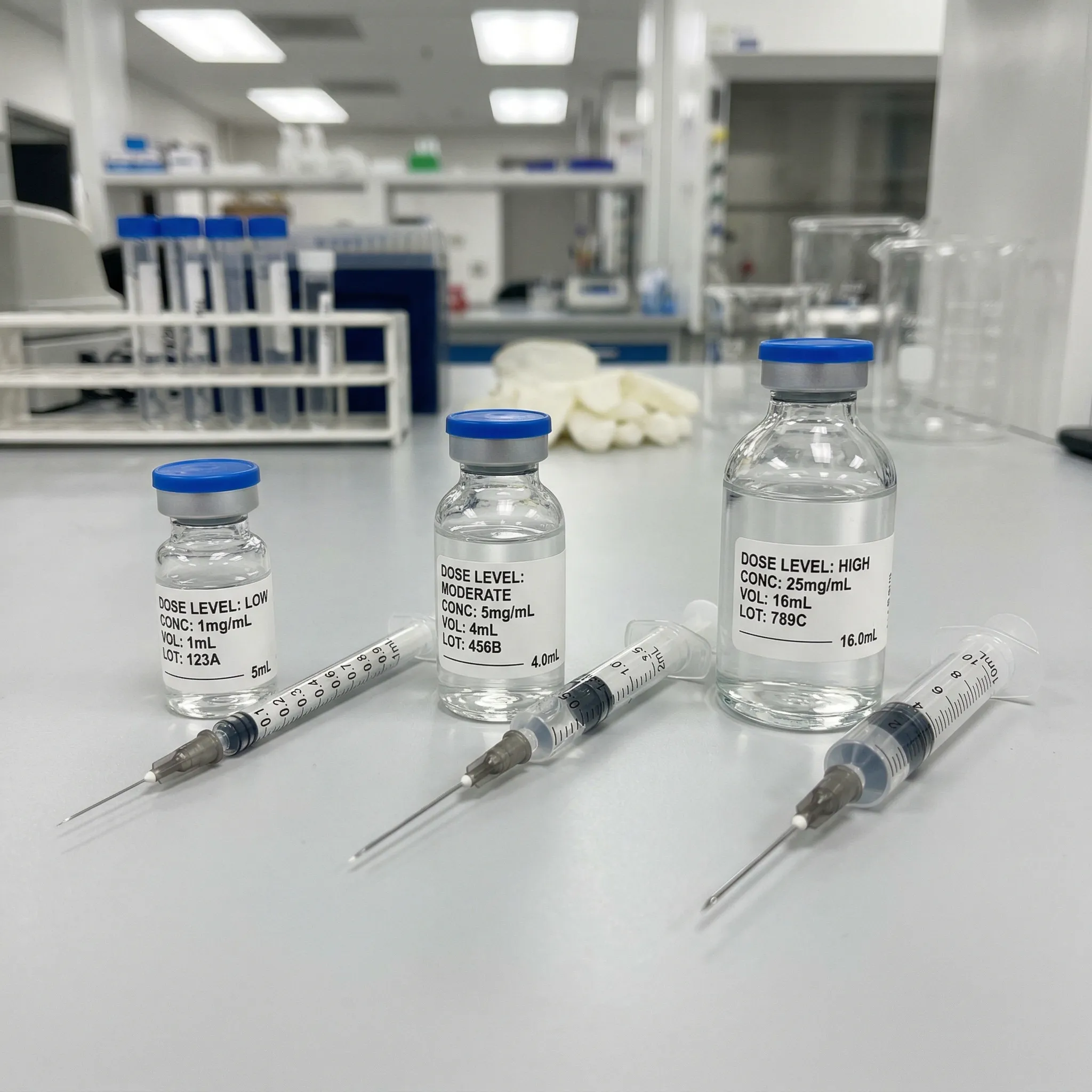 Infographic comparing BPC-157 dosage ranges used across different research studies