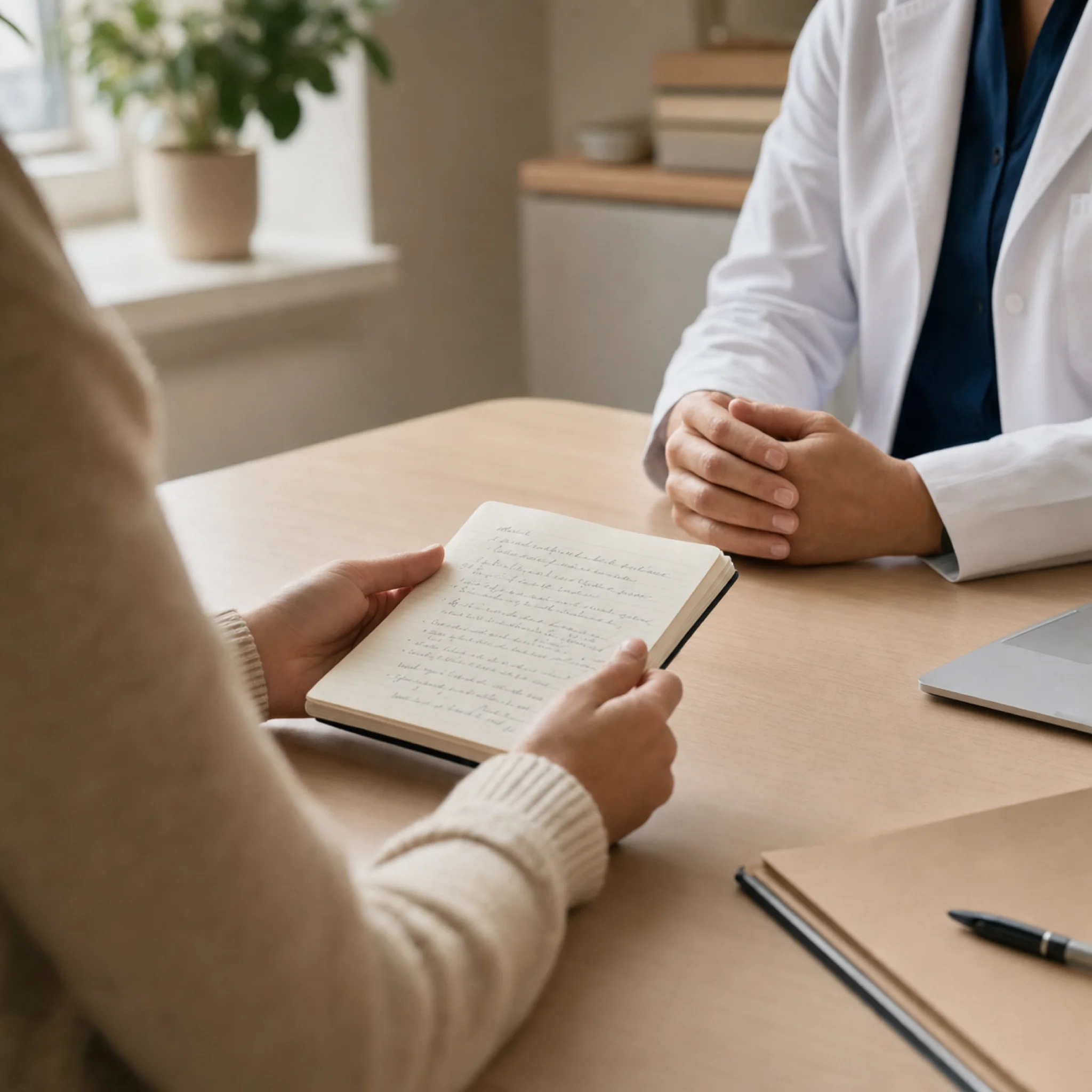 Split illustration contrasting clinical trial rigor with informal biohacker self-experimentation for peptide ADHD research