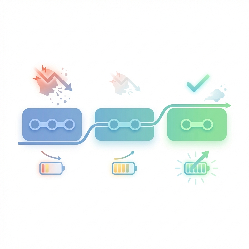 Infographic illustrating the 7-day timeline of alcohol withdrawal symptoms and recovery phases