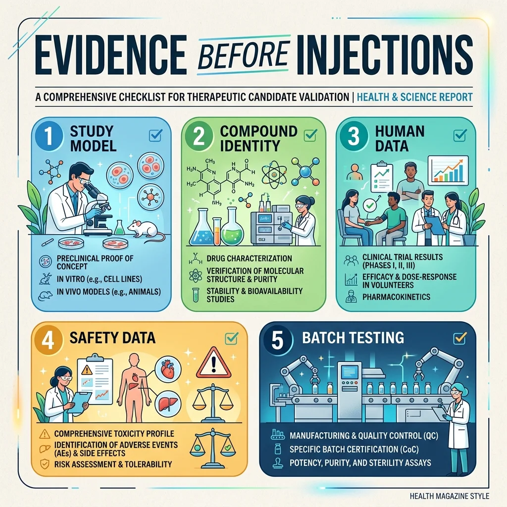 Checklist for evaluating epitalon claims before buying