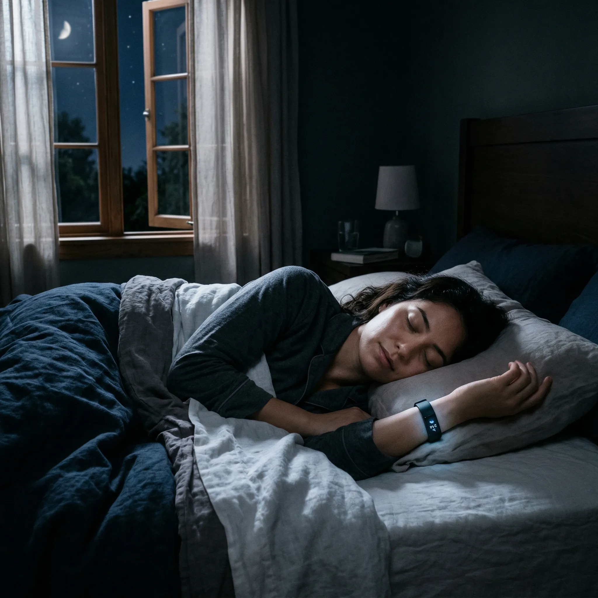 Graph showing the U-shaped respiratory quotient curve during sleep in metabolically flexible versus inflexible individuals