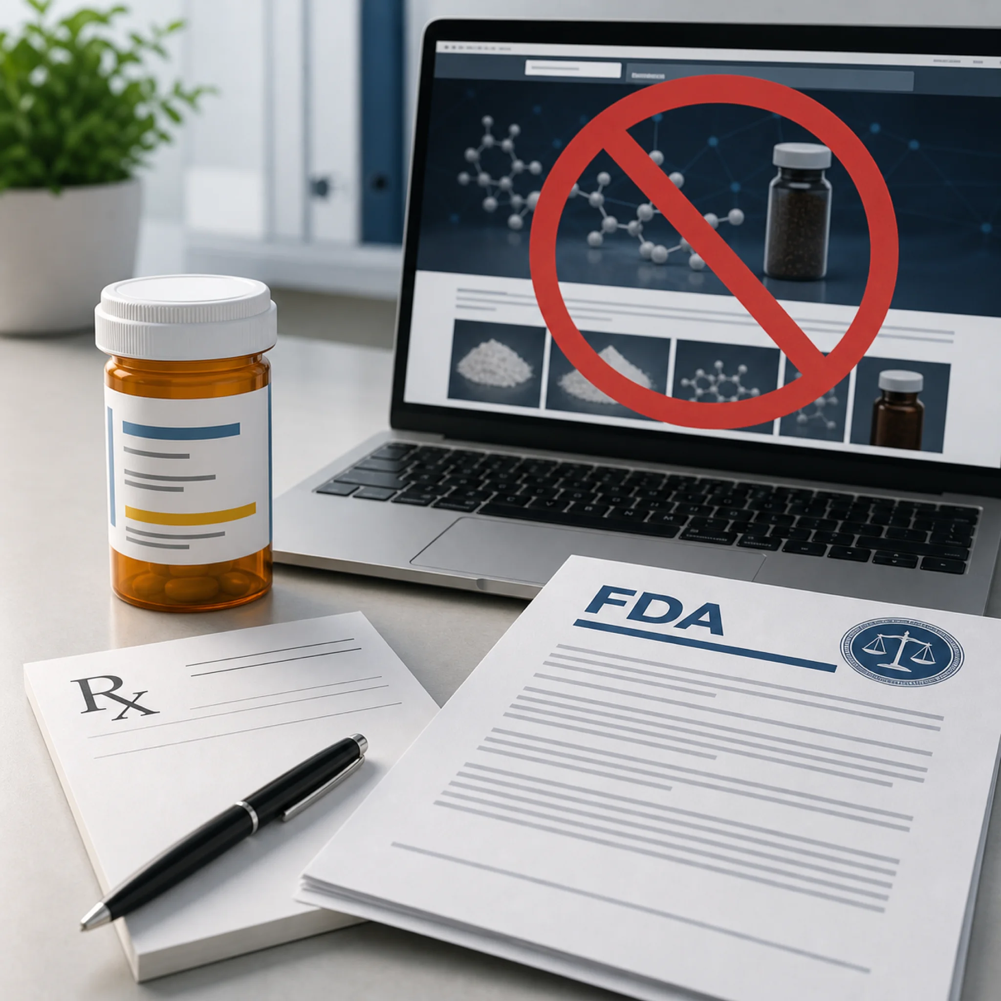 Peptide sourcing red flags with prescription and FDA documentation