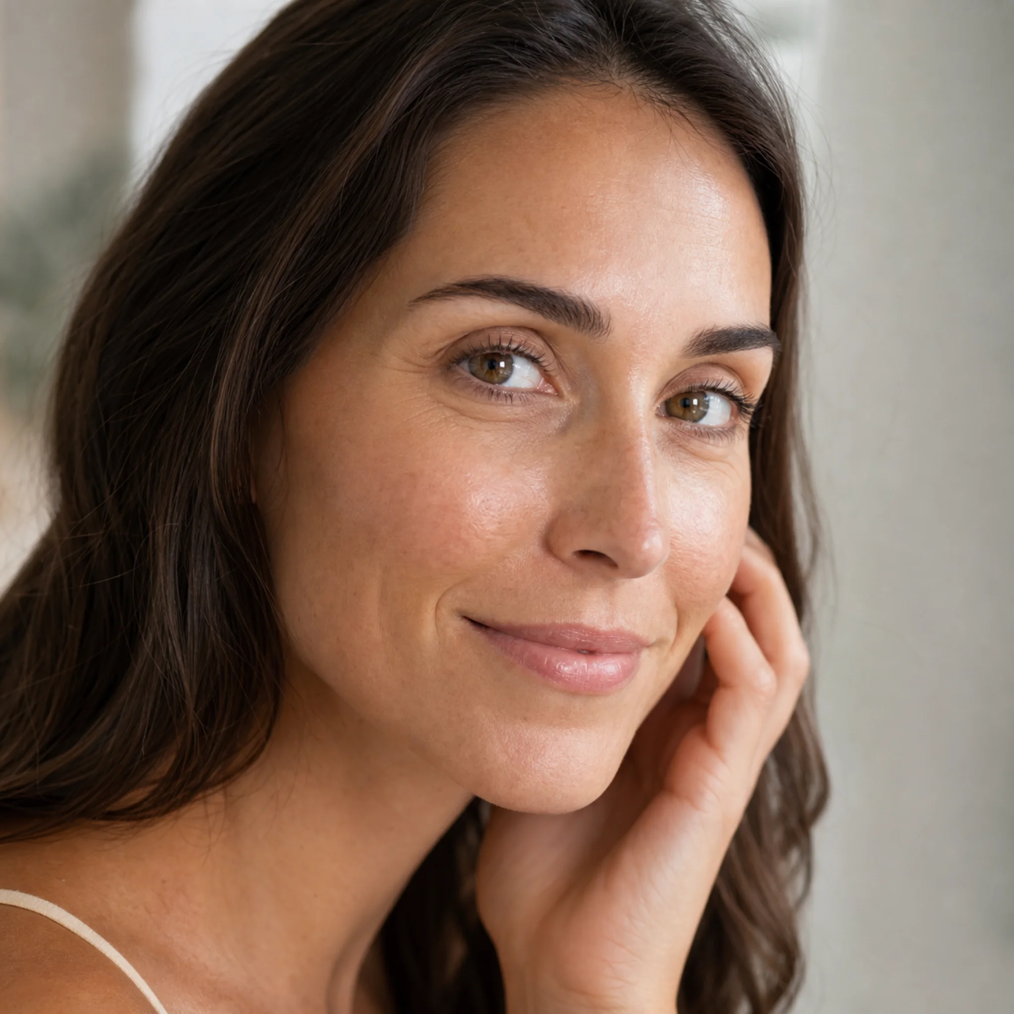 Close-up of woman